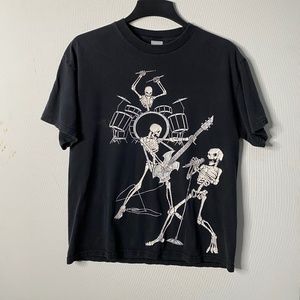 Tennessee River Skeleton Band Shirt – Black – M